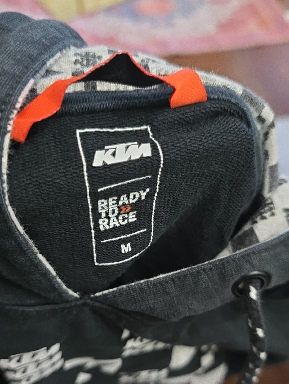 Vintage KTM Black Graphic Pullover Hoodie - Picture 4 of 4
